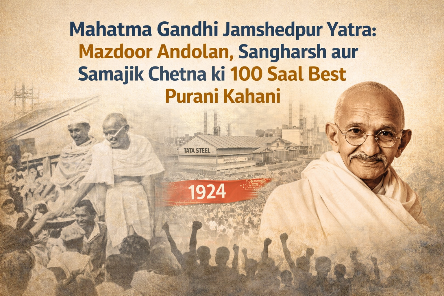 Mahatma Gandhi Jamshedpur Yatra: Mazdoor Andolan, Sangharsh aur Samajik Chetna ki 100 Saal Best Purani Kahani