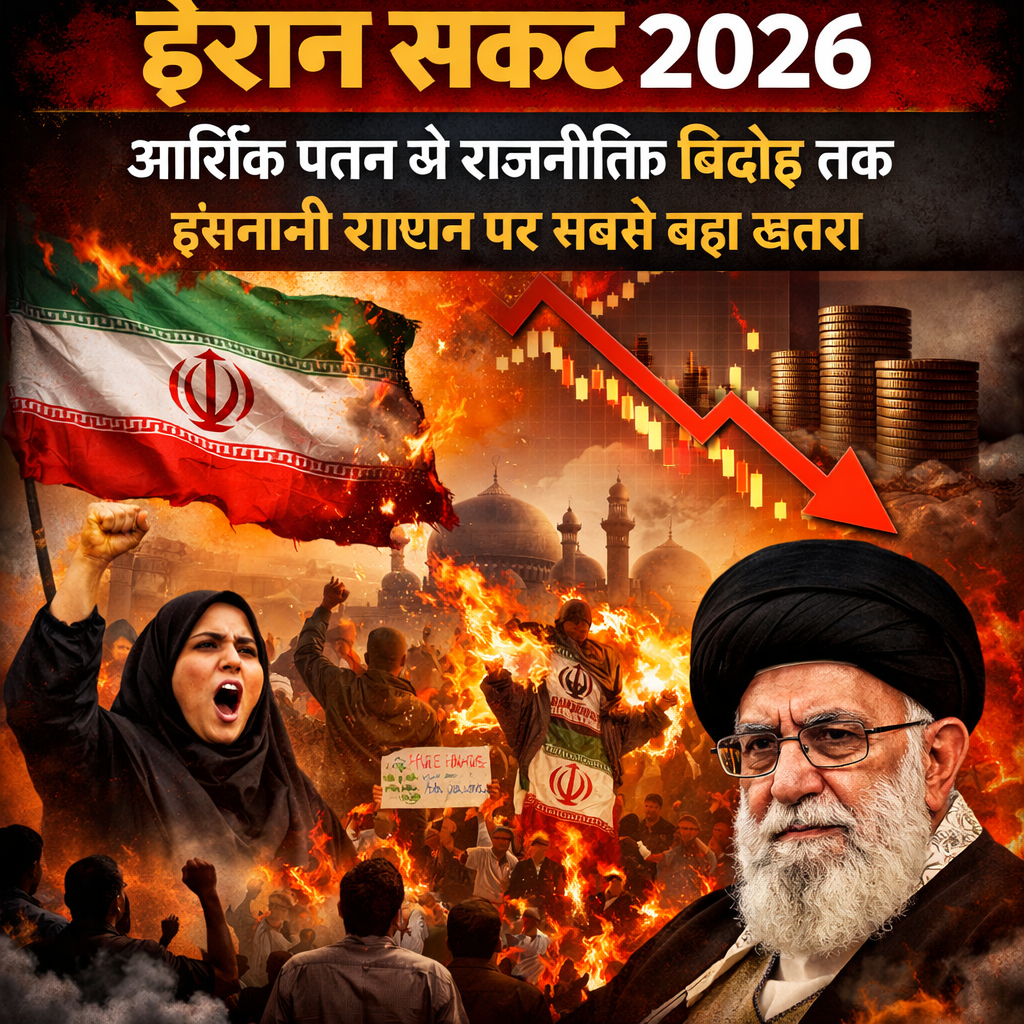 Iran Sankat 2026 आर्थिक पतन से राजनीतिक विद्रोह तक, इस्लामी शासन पर सबसे बड़ा खतरा